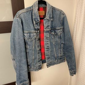 Distressed Levi’s denim jacket